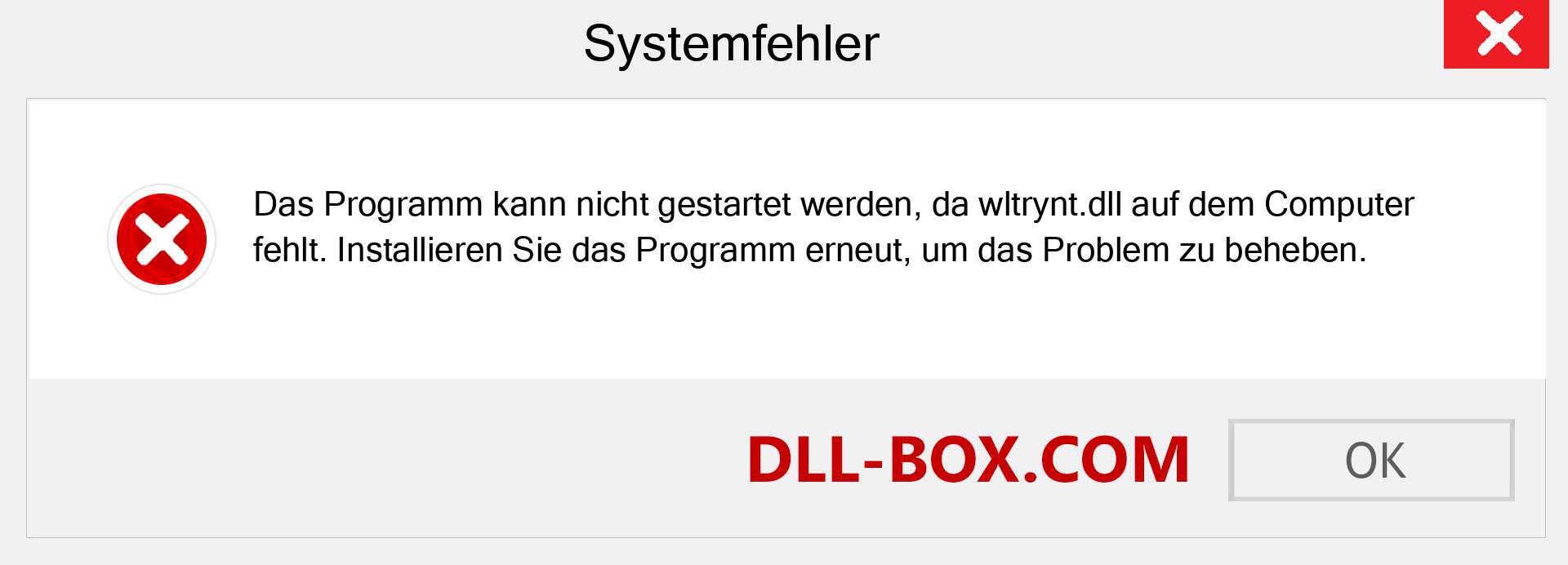 wltrynt.dll-Datei fehlt?. Download für Windows 7, 8, 10 - Fix wltrynt dll Missing Error unter Windows, Fotos, Bildern